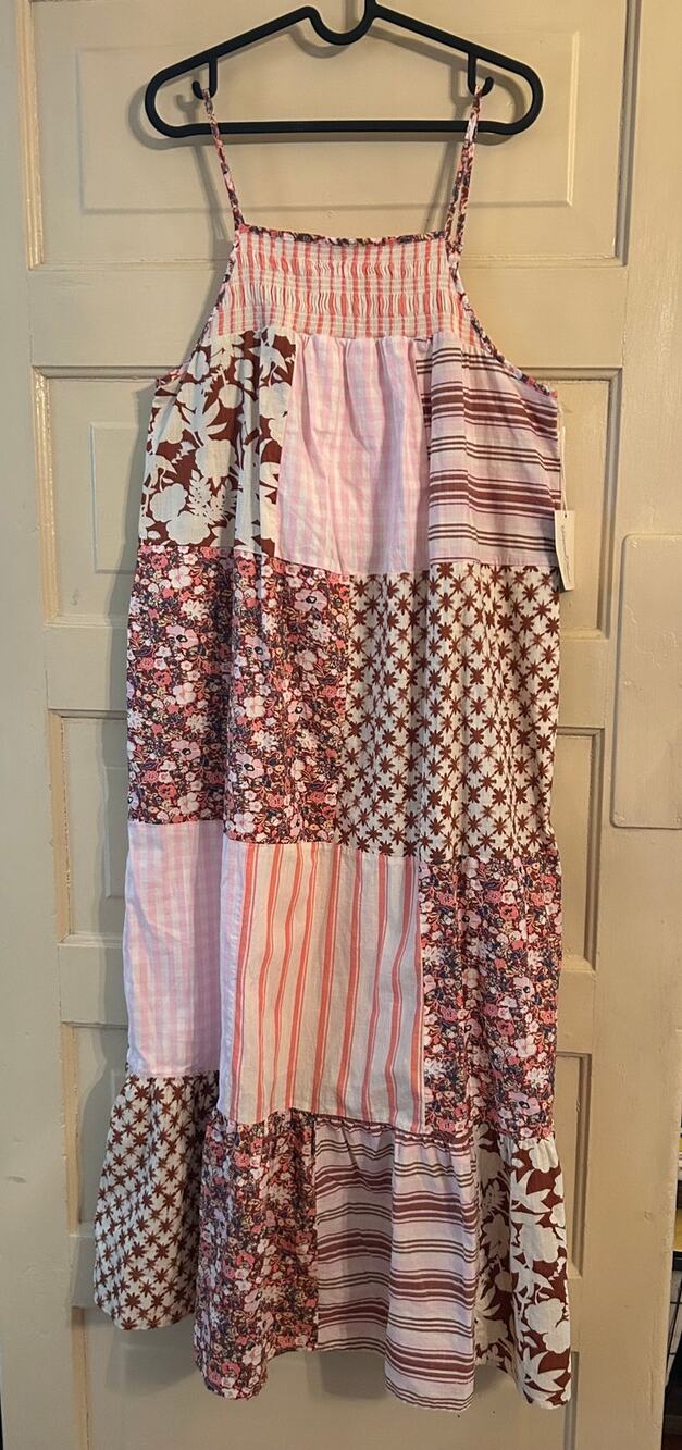 NWT Universal Thread patchwork sundress size M